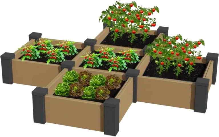 mini-carre-potager-composite-beige-forme-en-croix-hauteur-23